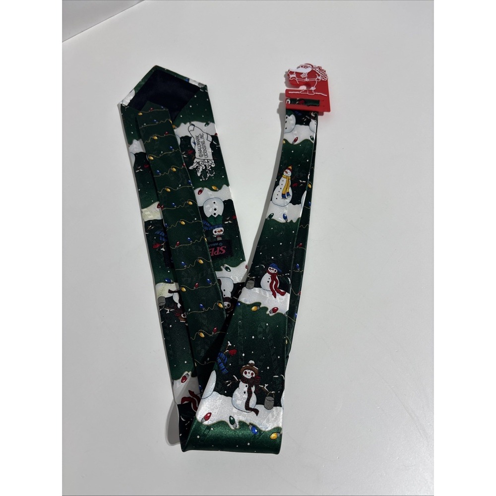 Hallmark Specialties Mens Christmas Green W/Snowmen @ Candy‎ Canes